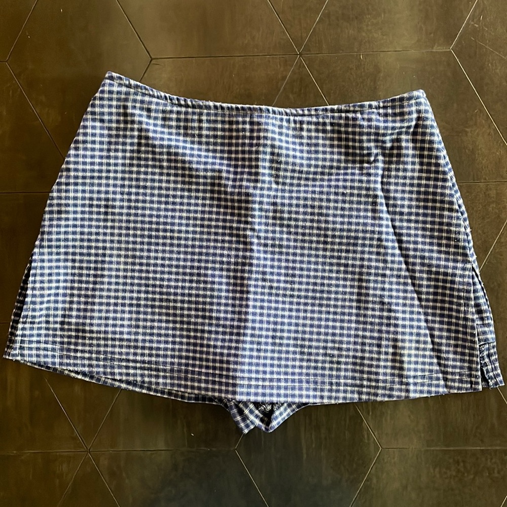 Vintage plaid skort